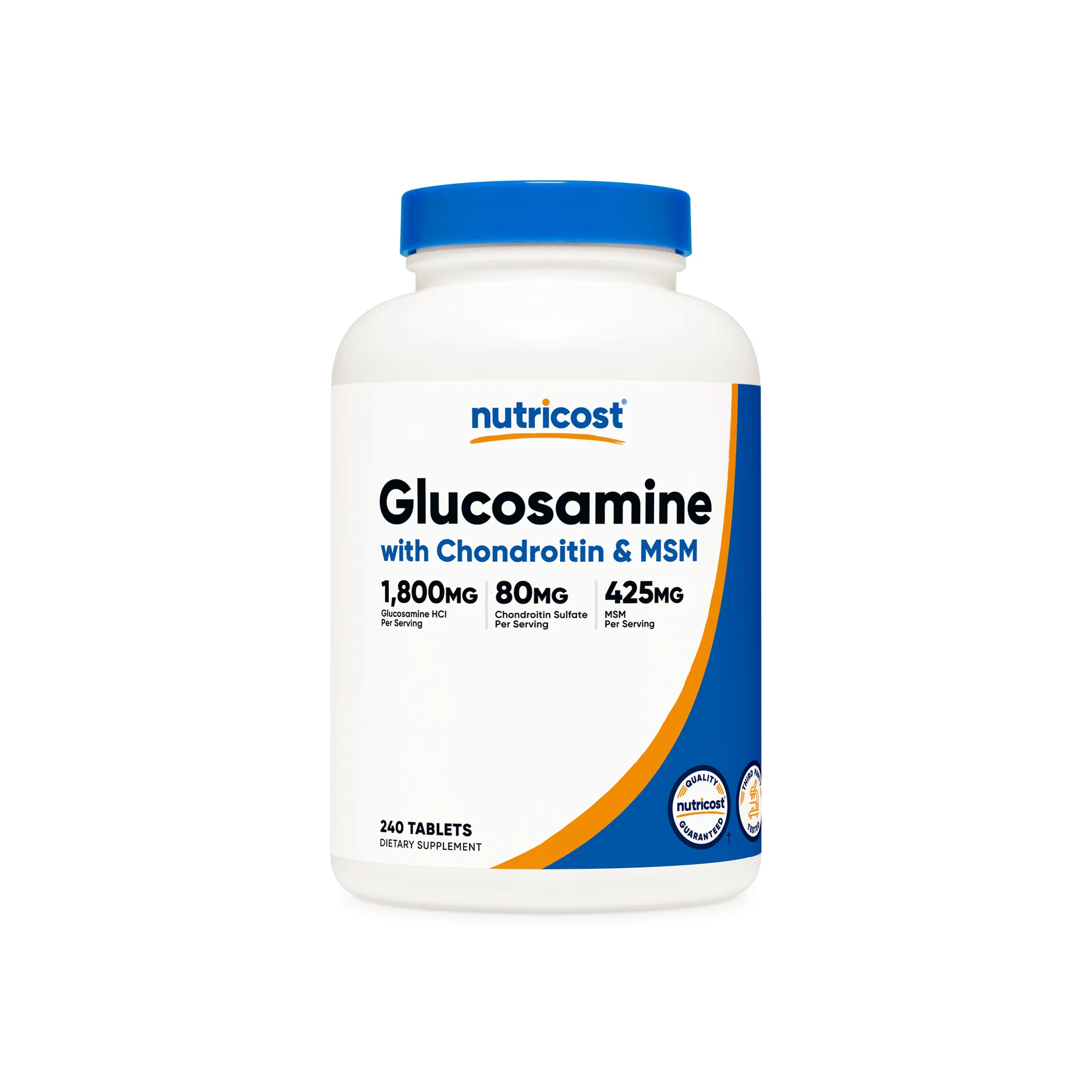 Nutricost Glucosamine + Chondroitin + MSM 240 Tablets in Pakistan